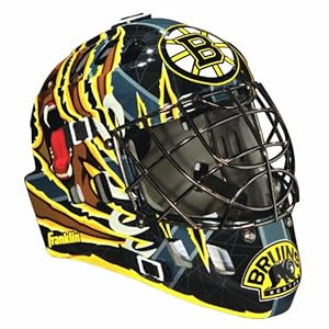 Franklin Sports NHL Boston Bruins SX Comp GFM 100 Goalie Face Mask