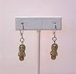 Earrings - E152 - Crystal Flip Flop - Topaz