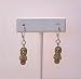 Earrings - E152 - Crystal Flip Flop - Topaz