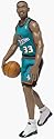 1999 Mattel NBA Super Stars 13" Figure - Grant Hill - Detroit Pistons