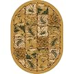 Cayman Isle Rug- Pale Topaz(3'10"x5'4" Oval)