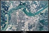 6173Occ%2BMyL. SL160  Louisville, Kentucky satellite map poster print view photo in high resolution: 36x24 glossy