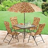 BrylaneHome 61/2 Umbrella (TROPICAL,0)