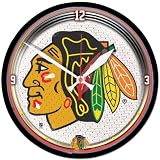 NHL Chicago Blackhawks Round Clock