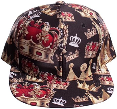Gold Crowns All Over Print Snapback