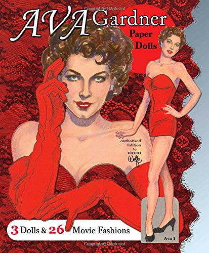 ava gardner paper dolls 3 dolls and 26 movie fashions