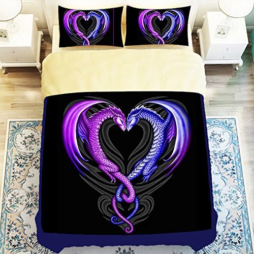 Custom Dragon 4 Piece Duvet Cover Set Queen Size
