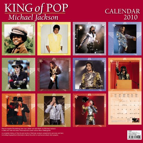 Michael Jackson 2010 Calendar -King of Pop
