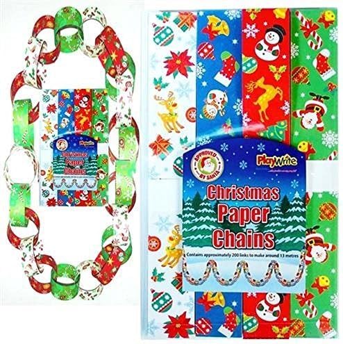 Christmas Paper Chains (100 Pack) by Stars Craft