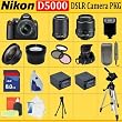 Nikon D5000 12.3 Mp Dx Digital SLR Camera with 2.7-inch Vari-angle LCD