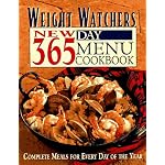 Weight Watchers New 365 Day Menu Cookbook: Complete Meals for Every Day of the Year book cover