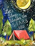 Oopsy Daisy Posters That Stick Wall Decal Let's Sleep Under The Stars by Katie Daisy, 18 by 24-Inch