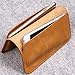 Dpark First Layer Cow Leather Protective Flip Wallet Case for Apple iPhone 8/7/6/6s 4.7” Can Put 2 Phones Together (4.7