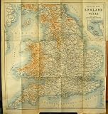 Map 1899 Railway England Wales Isle Man Lands End 6176pDil7YL. SL160 Map 1899 Railway England Wales Isle Man Lands End