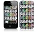 MusicSkins  MS-GRFL10133 Screen protector iPhone 4/4S Grateful Dead - Dancing Bears