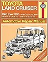Toyota Land Cruiser FJ40, 43,45, 55 & 60, '68'82 (Haynes Manuals)