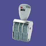 Officemate Six-Year Stamper, Size 1-1/2, Stamp Month/Day/Year (Pack of 12)