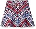 Amy Byer Girls' Big Print Skater Knit Skirt