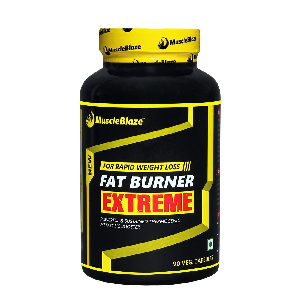 MuscleBlaze Fat Burner Extreme, 90 Veggie Capsules The biggest Health