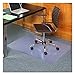 ES Robbins EverLife Light Use Chair Mat for Flat Pile Carpet, Rectangular, 36 x 44, Clear