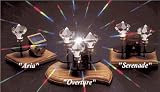 Silent Symphony Solar Spinning Crystal Serenade Double Crystal Model