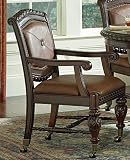Steve Silver Antoinette 38 Inch Back Height Arm Chair (Set of 2)
