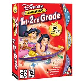 Disney's 1st & 2nd Grade Bundle (Pixar 1st Grade, Secret Keys, and Aladdin Reading Quest)
