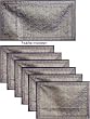 Place Mats Table Runner Set 25 x 19 inches, Mat 13 x 19 inches (btm003)