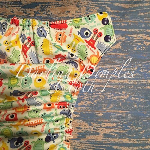 Monsters Pocket Cloth Diaper with Insert