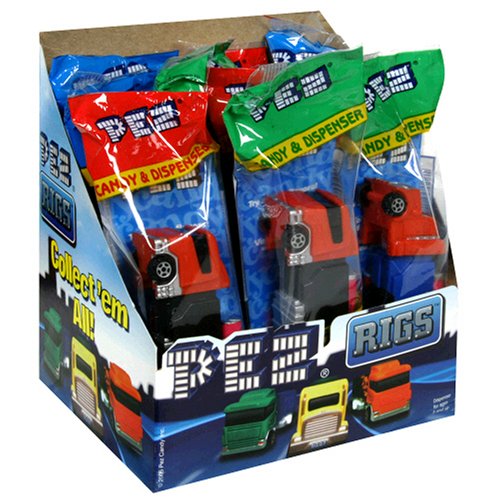 PEZ Big Rigs, 0.58-Ounce Assorted Candy Dispensers (Pack of 24) by PEZ