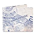 Star Trek Enterprise Ship Blueprints Tyvek Mighty Wallet - 8x10 cm