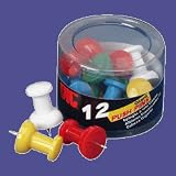 OIC92902 - Giant Push Pins, For Visual Impact , Assorted Colors