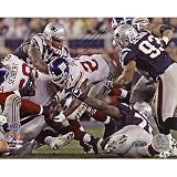 Steiner Sports NFL Brandon Jacobs Super Bowl XLII 4th Down Run Autographed 8-by-10-Inch Photograph