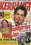 KERRANG MAGAZINE BACK ISSUE 614 SOUNDGARDEN - PEARL JAM - TYPE O NEGATIVE