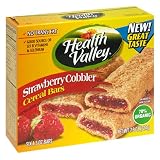 Health Valley Cobbler Cereal Bars, Strawberry, 7.9-Ounce Boxes (Pack of 6)