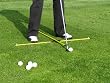 New Eyeline Practice T Golf Ball Position Trainer Aid