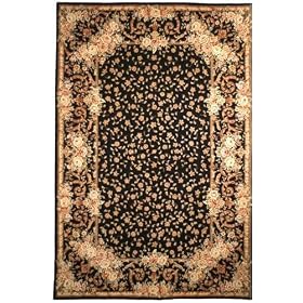 Glorious Rug 7'6x9'6 Black by Home Decorators Collection