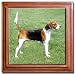 English Foxhound Tile Trivet