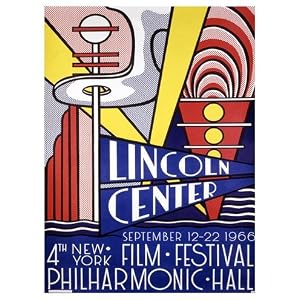 Lincoln Center Film Festival Giclee Poster Print by Roy Lichtenstein, 18x24