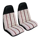 Coverking SPC75 Wine Luxury Universal Fit Seat Cover - Set of 2