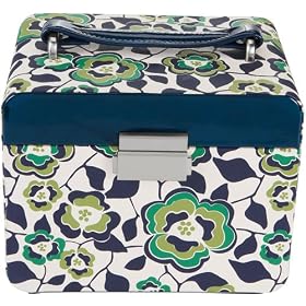 Fossil Gifts - Printed Medium Jewelry Box (Color: Blue Multi)