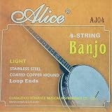 Produkt-Bild: Stahlsaiten. Saiten. Banjosaiten f&uuml;r Banjo 4-er