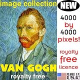 Van Gogh, Digital Images High Resolution Collection DVD, contains over 200 images, Royalty Free, Includes Free Image Manipulation Suite
