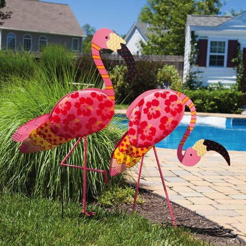 Flamingo Garden Stake (Set of 2)