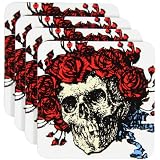 Grateful Dead - Skull And Roses 4 Piece Coaster Set