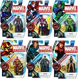 Marvel Universe 3 34 Inch Series 9 Set of 6 Action Figures Iron Patriot Wrecker Iron SpiderMan Winter Soldier Mary Jane Skrull Soldier