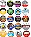 Custom Variety Pack 20 Cup Light & Medium Roast ONLY Coffee Sampler - Different Light and Medium Roast Non-Flavored Coffees. Wolfgang Puck, Tim Hortons, Hurricane Coffee++