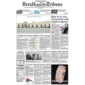 International Herald Tribune - 6 Issues Week (Mon-Sat) by