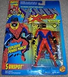 X Men X-Force Sunspot Figure with Explosive Power Punch
