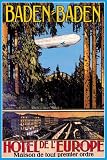 Canvas Print, Baden-Baden – Hotel de l’Europe – 20 x 30